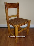 MASON MONTEREY WOVEN LEATHER CHAIR